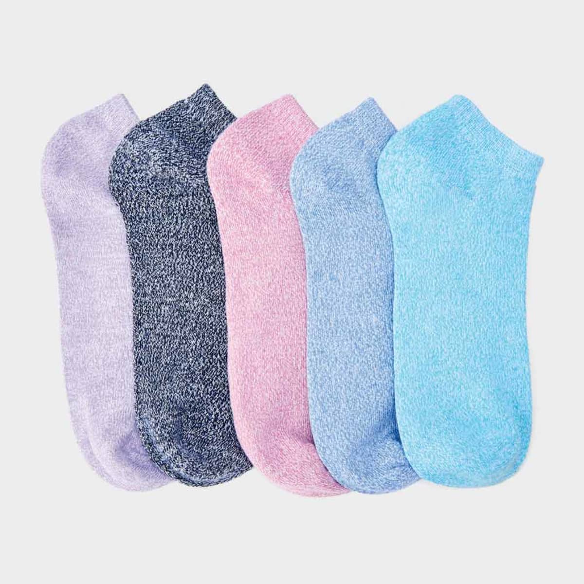 Set de 5 pares de tines Lee en colores pastel para mujer, mod. 1026561
