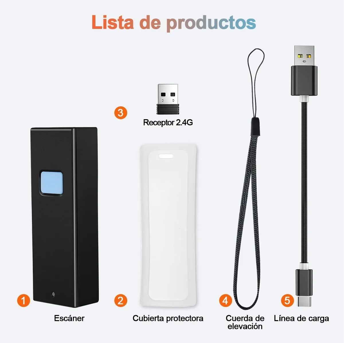 Escáner Portátil 3 En 1 Inalámbrico Bluetooth Mini 1d/2d/qr