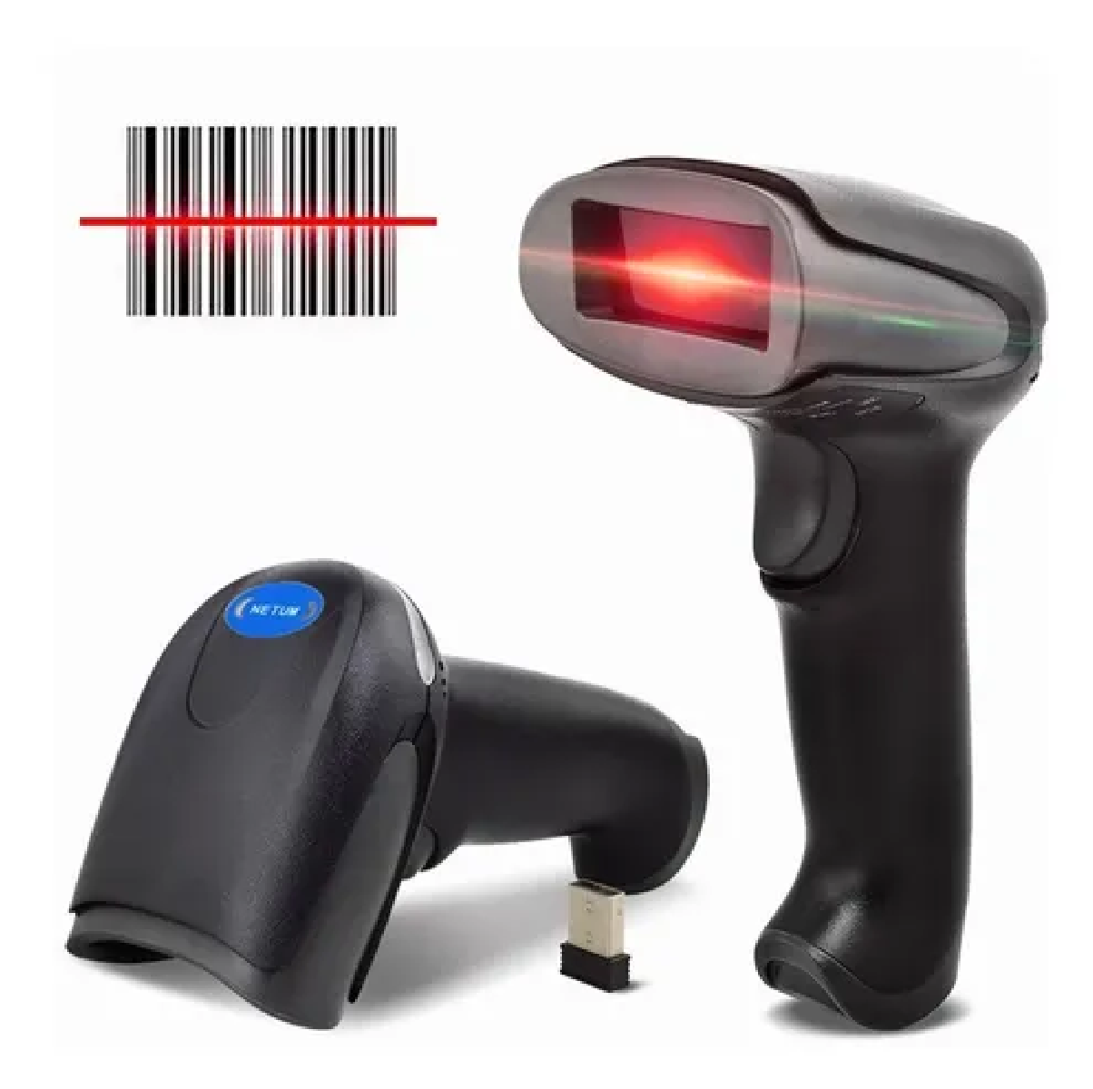 Lector Codigo De Barras Láser Usb Inalámbrico 120m
