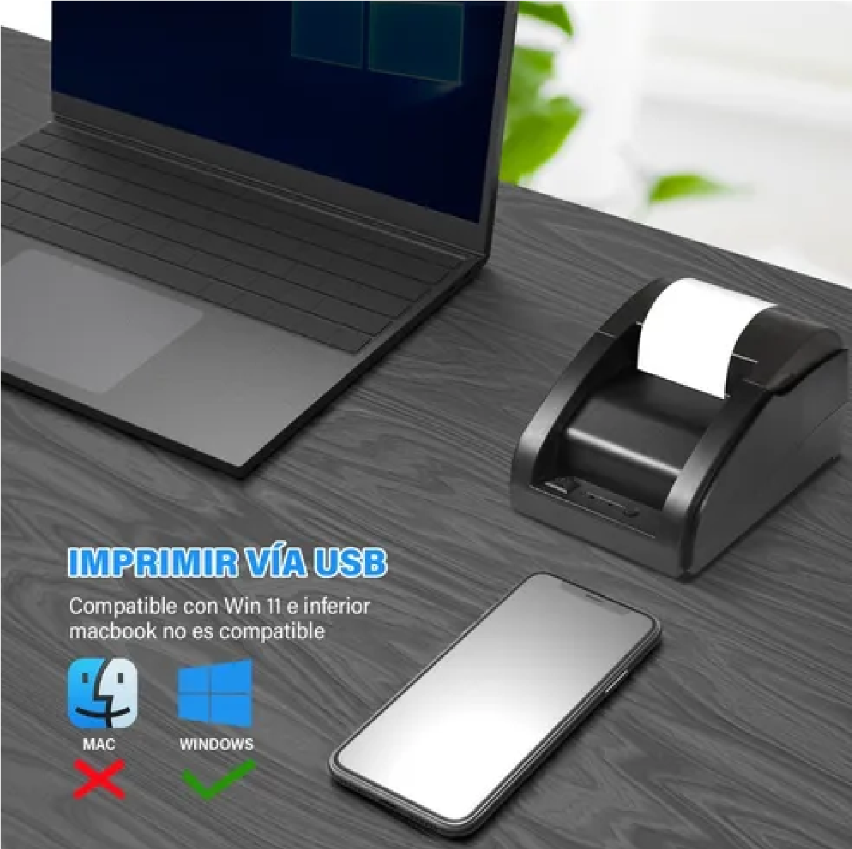 Impresora Termica Impresora Multifuncional Bluetooth Mini