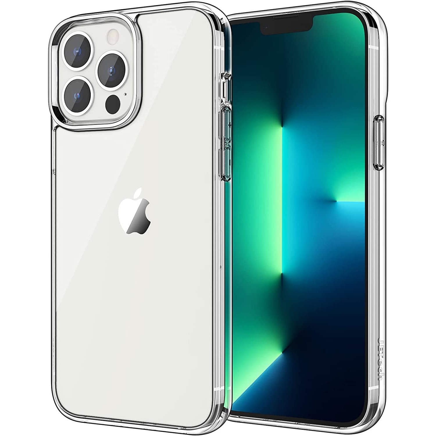 Funda Transparente para iPhone 13 Pro Max de 6/7" Compatible con Carga Inalambrica, Protector de Uso Rudo a Prueba de Golpes