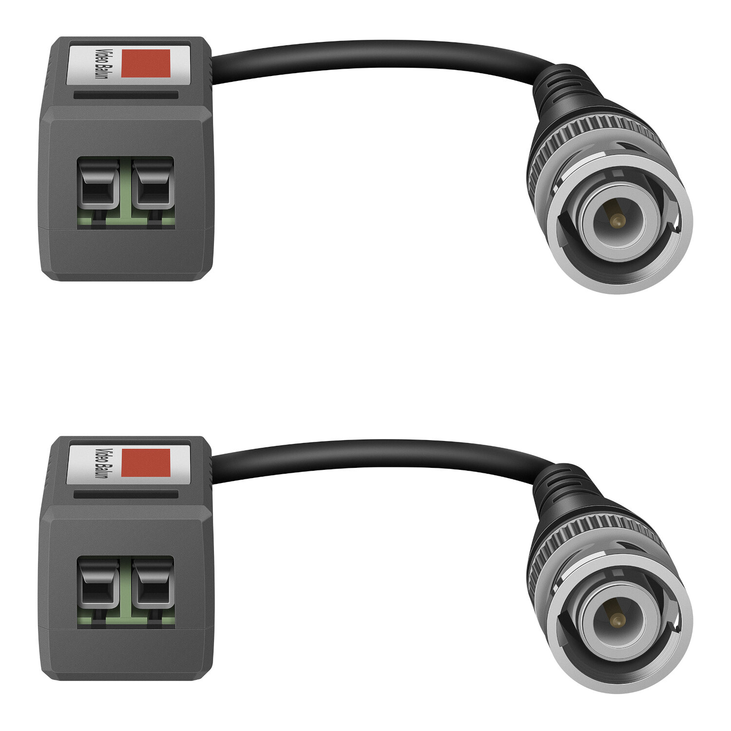 Extensor pasivo de video BNC por cable UTP con terminales