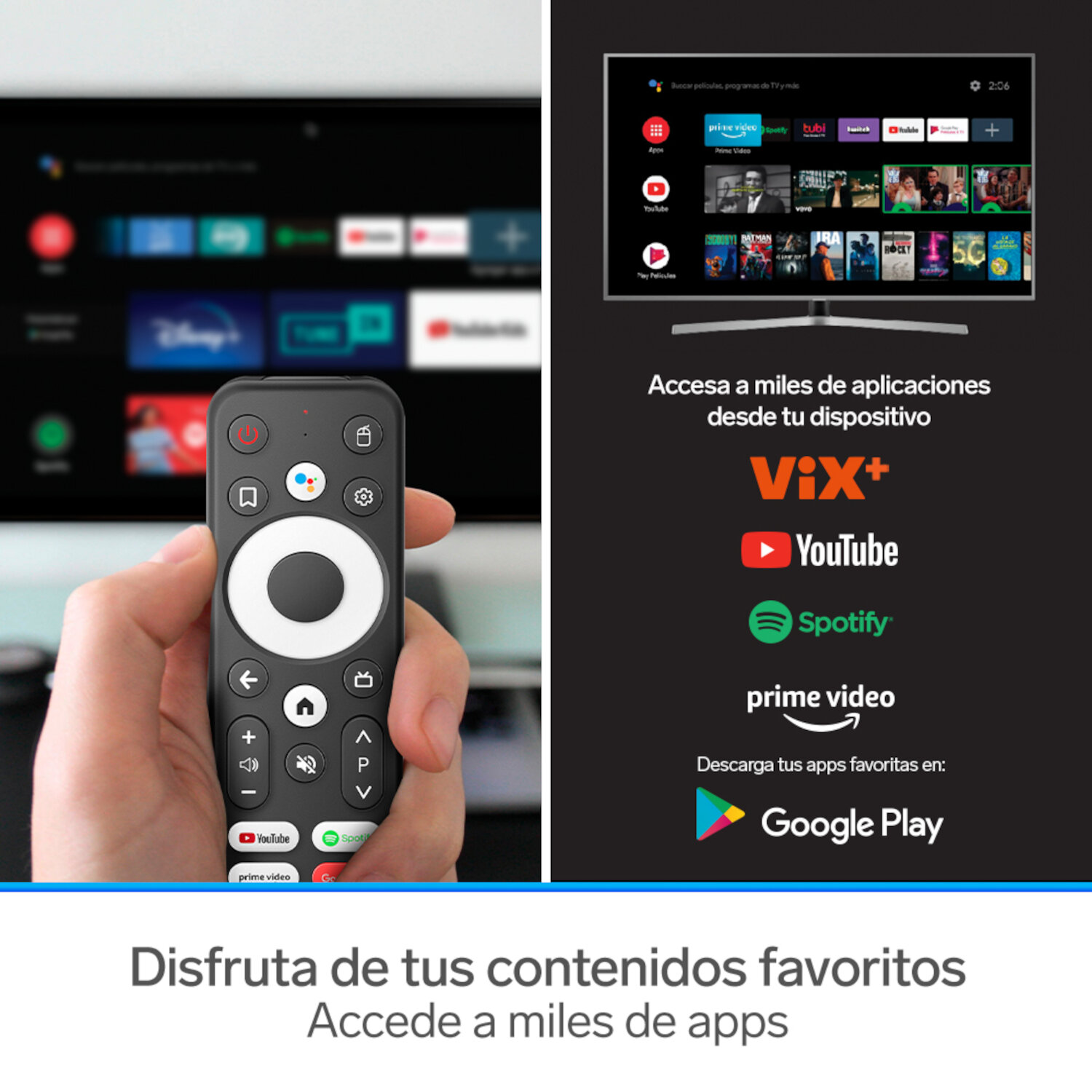Android TV Box Google Certificado INTV-1000