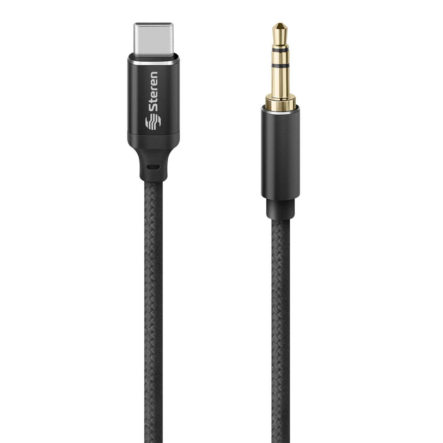 Steren Cable USB C a plug 3,5 mm de 1,2 m USB-3975 