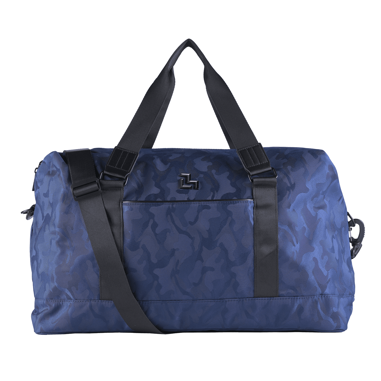 LUCKMAN Maleta Deportiva Hombre y de Viaje Múltiples Compartimentos - Modelo Gael, Azul Militar