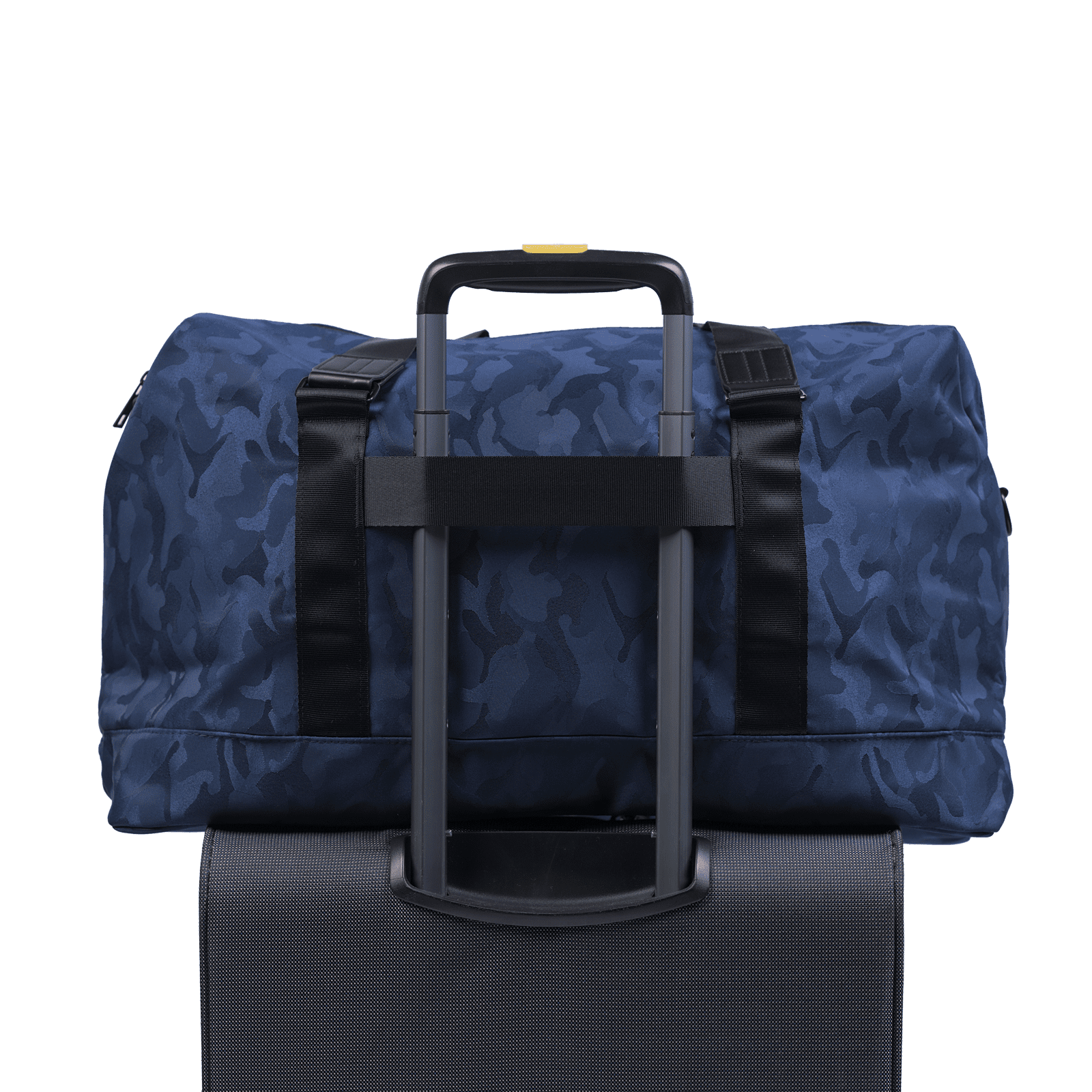 LUCKMAN Maleta Deportiva Hombre y de Viaje Múltiples Compartimentos - Modelo Gael, Azul Militar