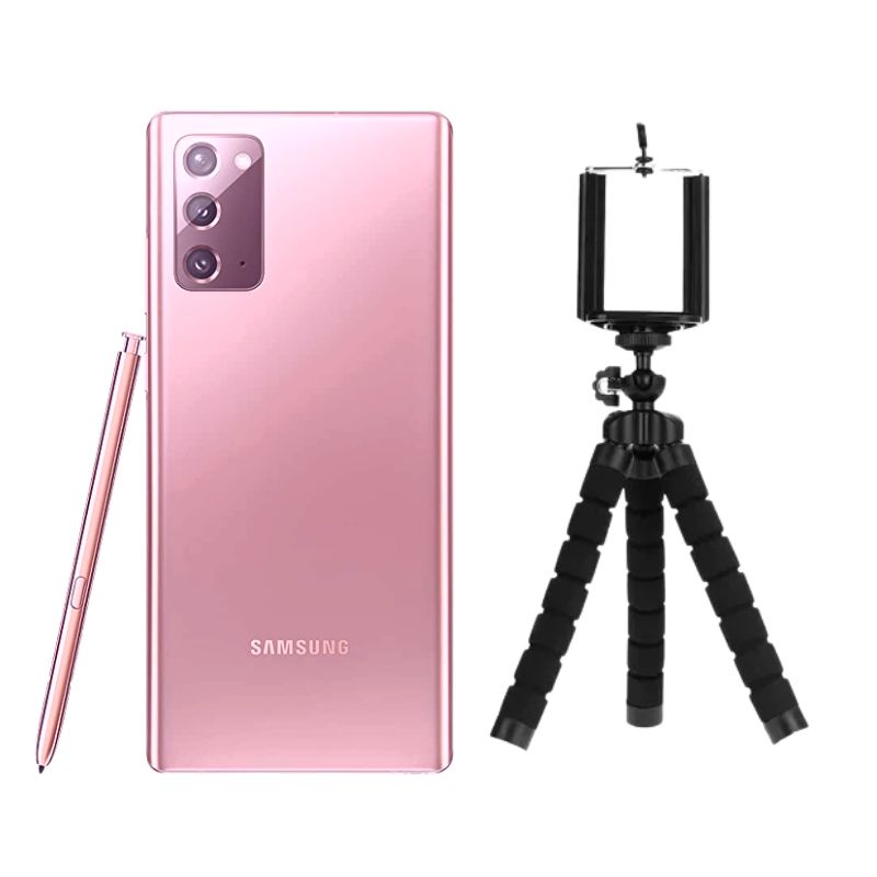 Samsung Note 20 256GB Rosa Reacondicionado Grado A + Trípode