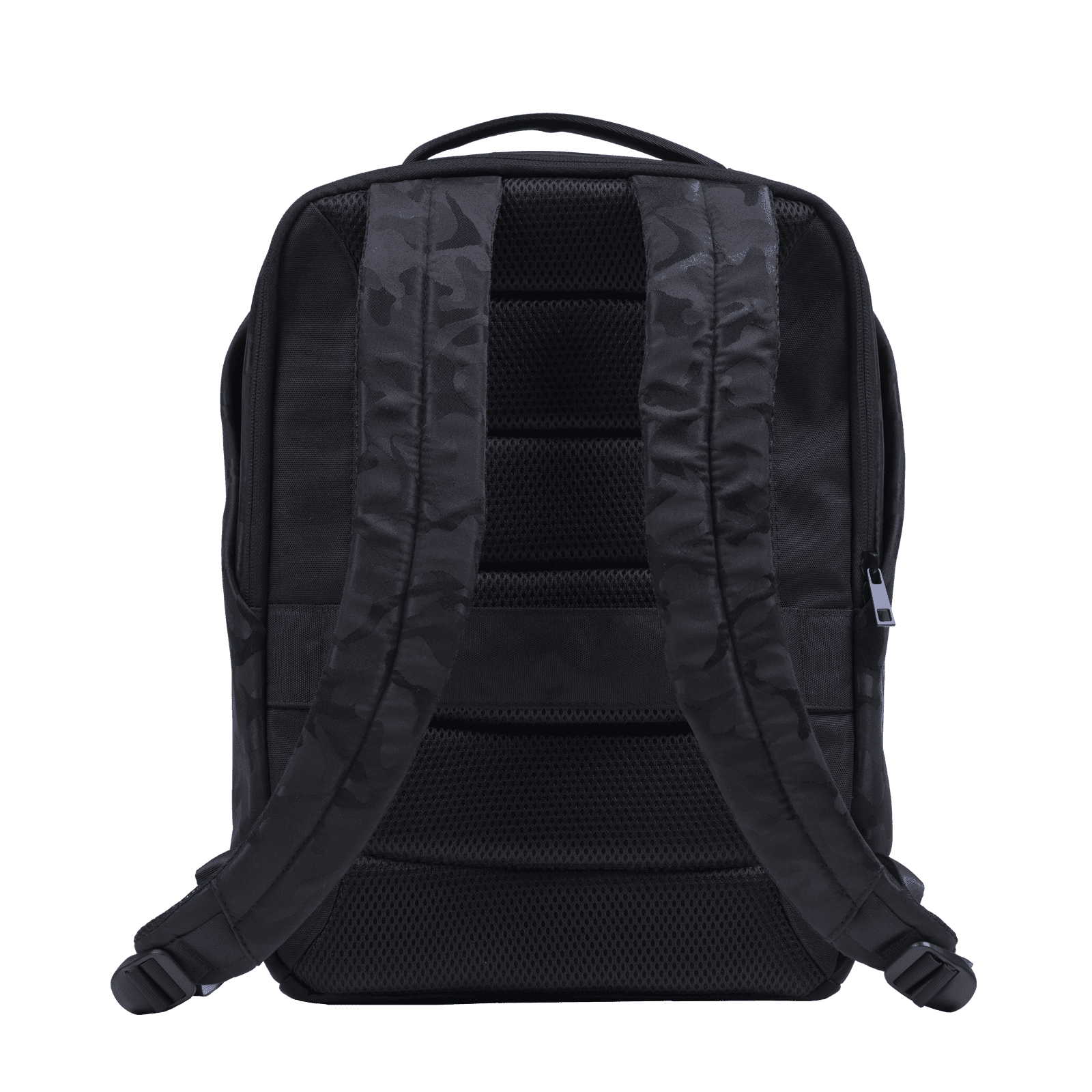 LUCKMAN Mochila para Laptop hasta 15.6 Pulgadas, Moderna Antirrobo, Múltiples Compartimentos, Backpack Hombre Ejecutiva, Escolar de Viaje, Funcional Resistente, Repelente al Agua - Mateo, Negro Militar