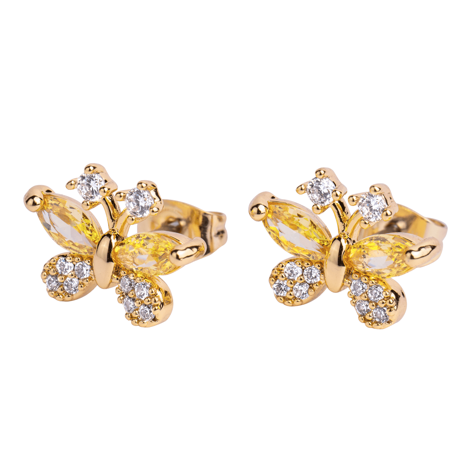 Oferta Cheriswelry 30 piezas de acero inoxidable para pendientes dorados,  15 estilos con mariposa de seguridad, kit de aretes para hacer joyas y  regalos