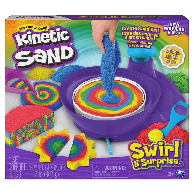Arena Mágica Kinetic Sand Gira Y Sorpresa Spin Master