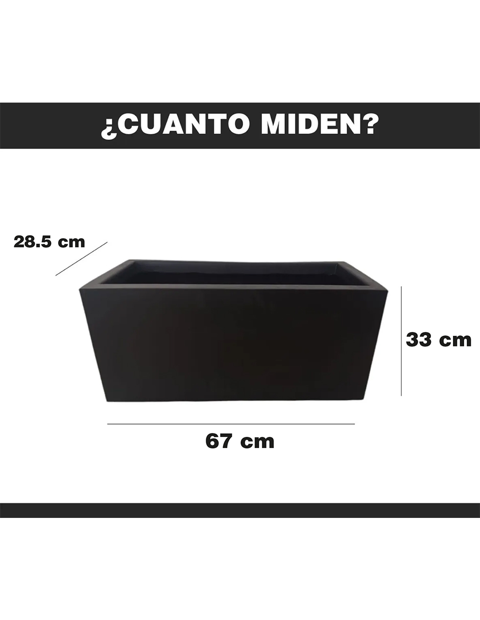 Maceta Minimalista Jardinera Mejor Que Fibra De Vidrio 