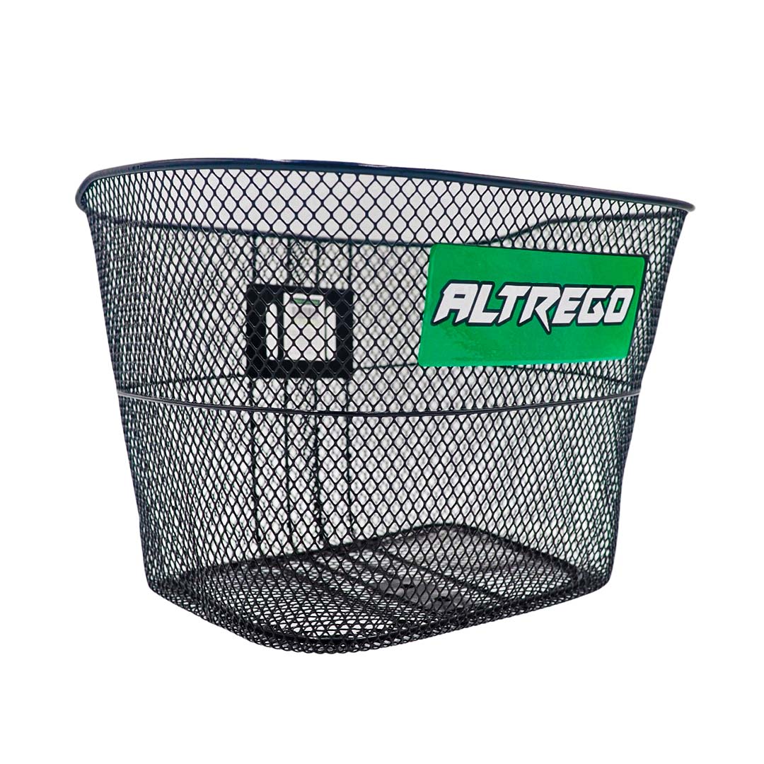 Canasta Canastilla Para Bicicleta R24 Incluye Soportes Negra