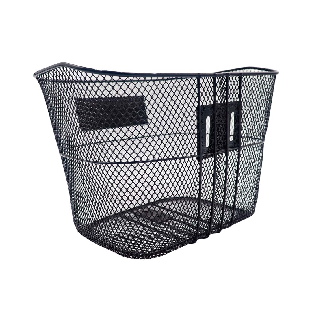 Canasta Canastilla Para Bicicleta R24 Incluye Soportes Negra