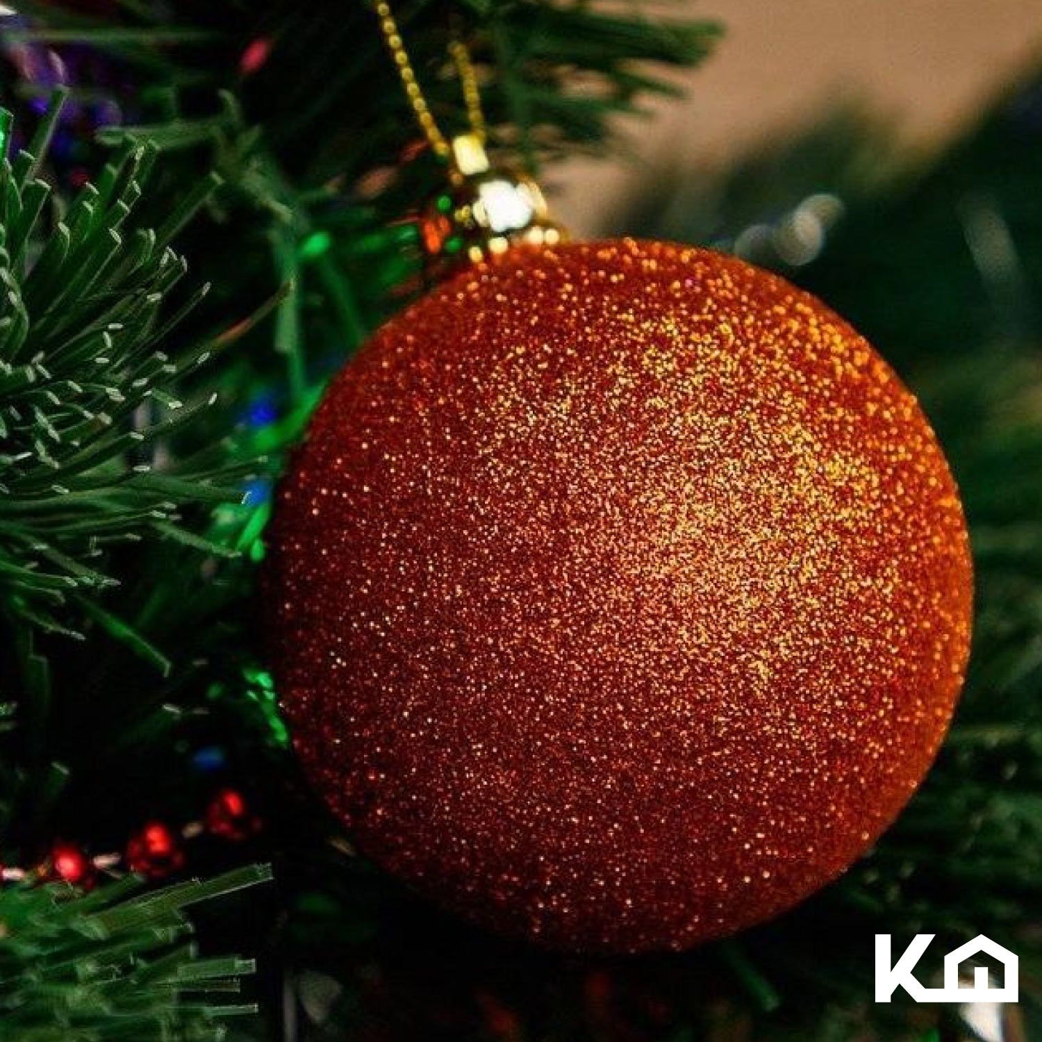 Set Esferas Navidad Dorado Rojo C/estrella Para Árbol 43 Pz 