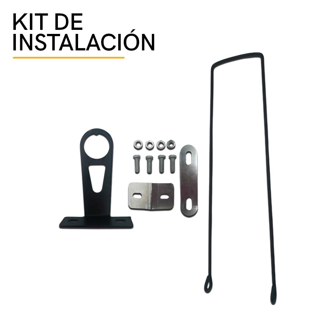 Canasta Canastilla Para Bicicleta R20 Incluye Soportes Negra