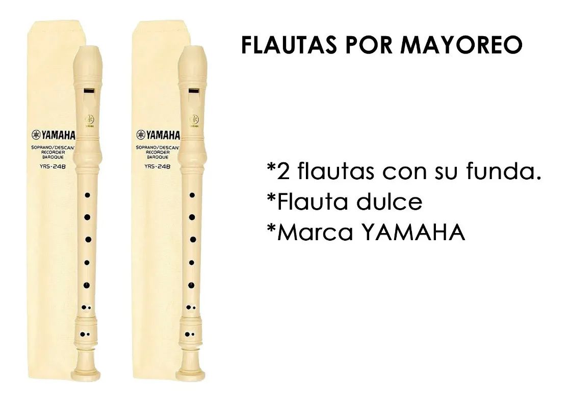 Yamaha Yrs24b Flauta Escolar Principiante Dulce Mayoreo