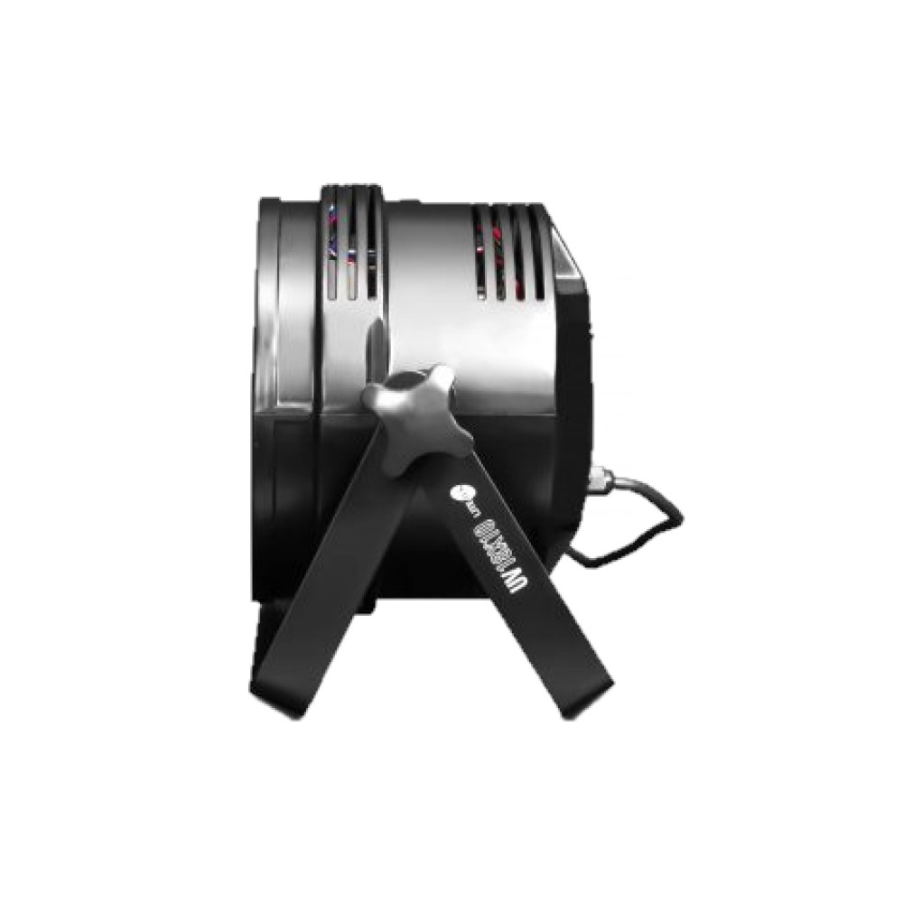 Luces led lite tek par 18x10 uv 18led 10w case con 6 piezas rgb+uv