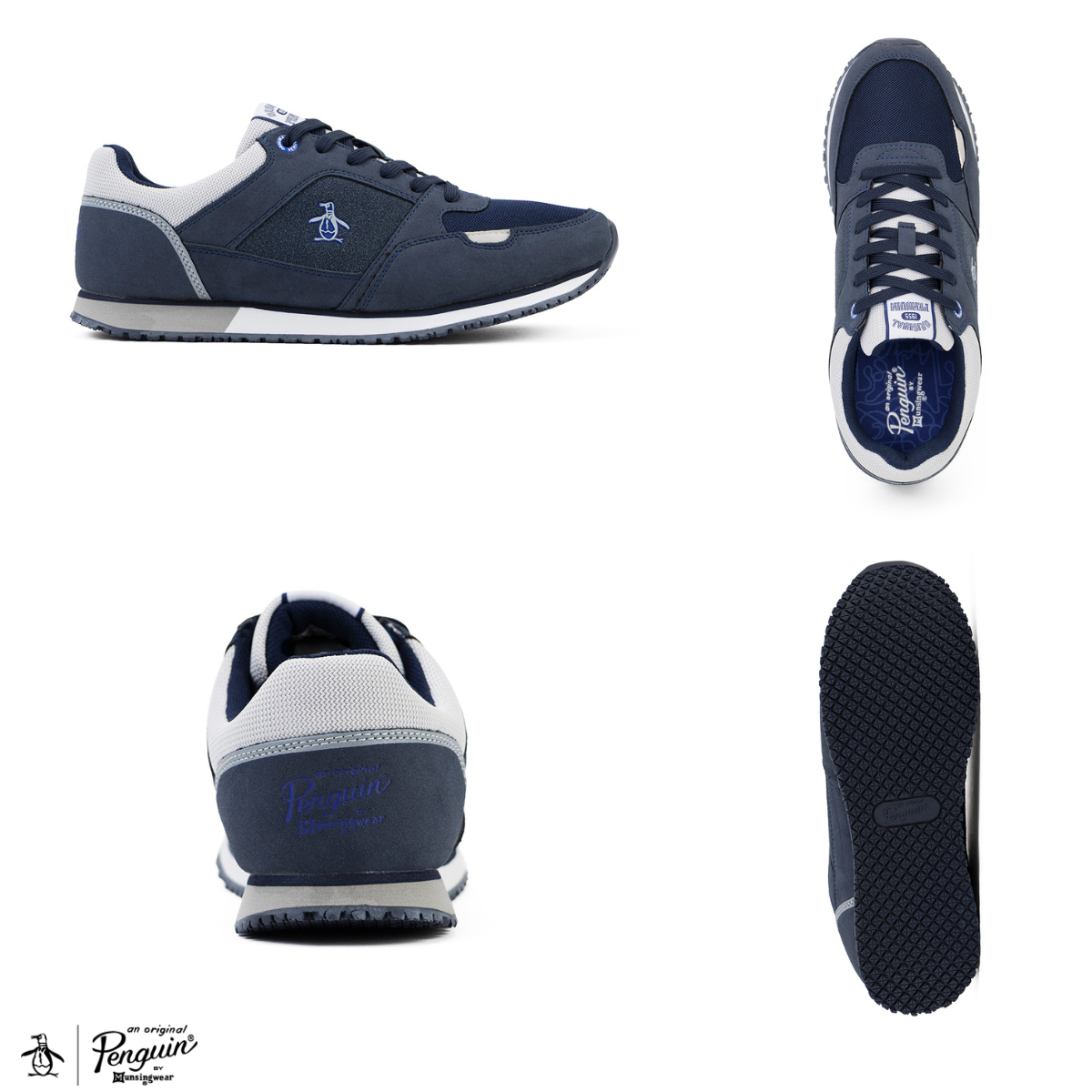 Tenis Para Hombre Original Penguin Style Jens Color Azul Navy