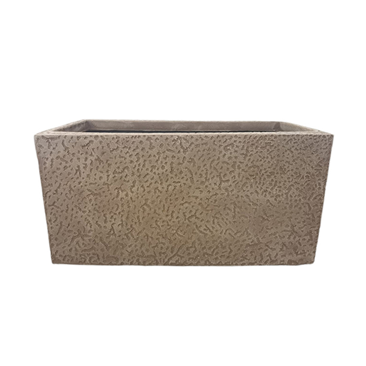 Maceta Minimalista Beige Jardinera Mejor Que Fibra De Vidrio