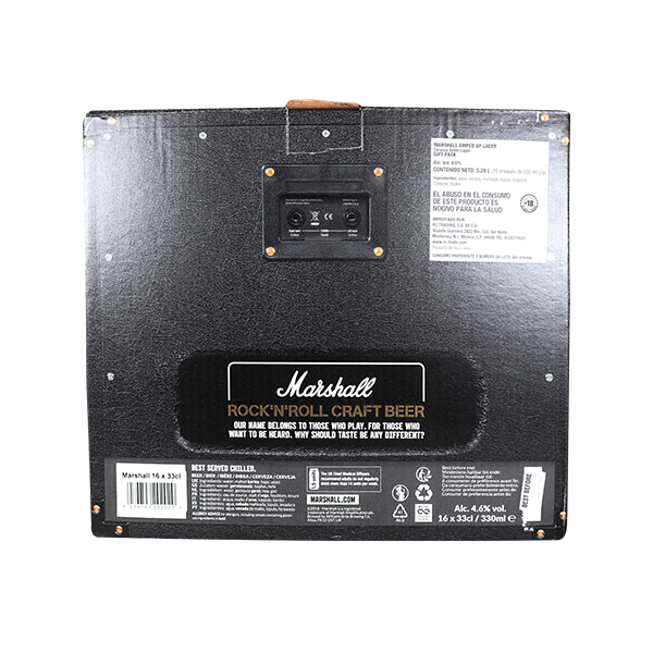 Cerveza Marshall Amped Up Lager 16 Pack 330ml