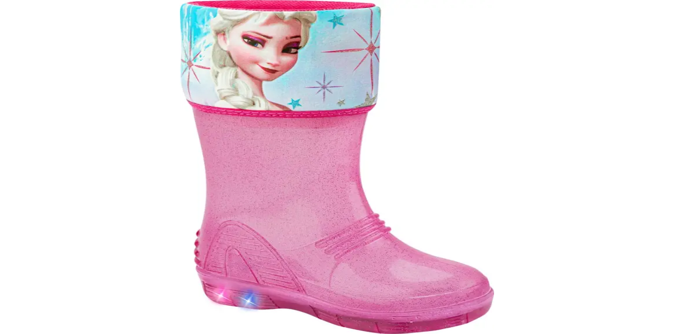 Bota da frozen store rosa