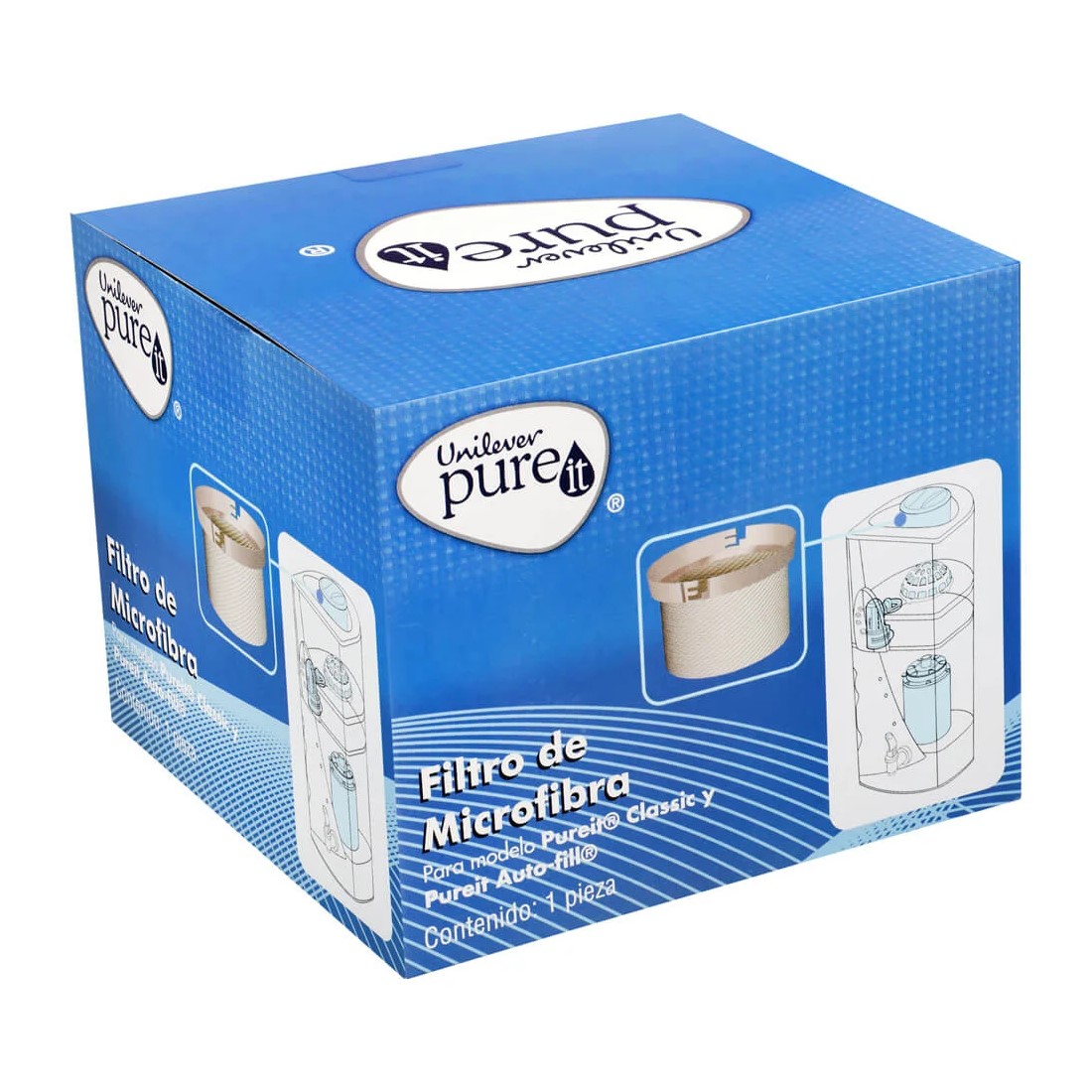 Filtro de Microfibra Pure It Purificador De Agua Unilever Modelo Classic o Autofill