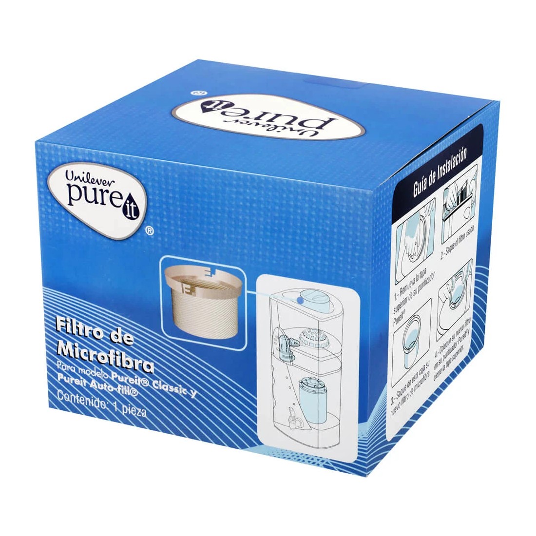 Filtro de Microfibra Pure It Purificador De Agua Unilever Modelo Classic o Autofill