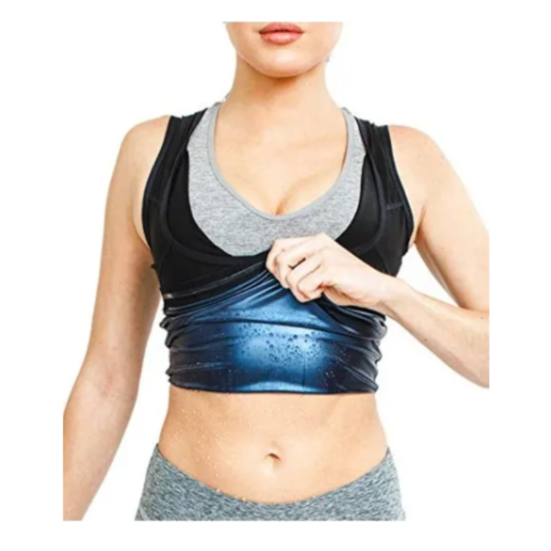 Faja Reductora Sauna Camiseta Chaleco Sweat Shaper Ligera.