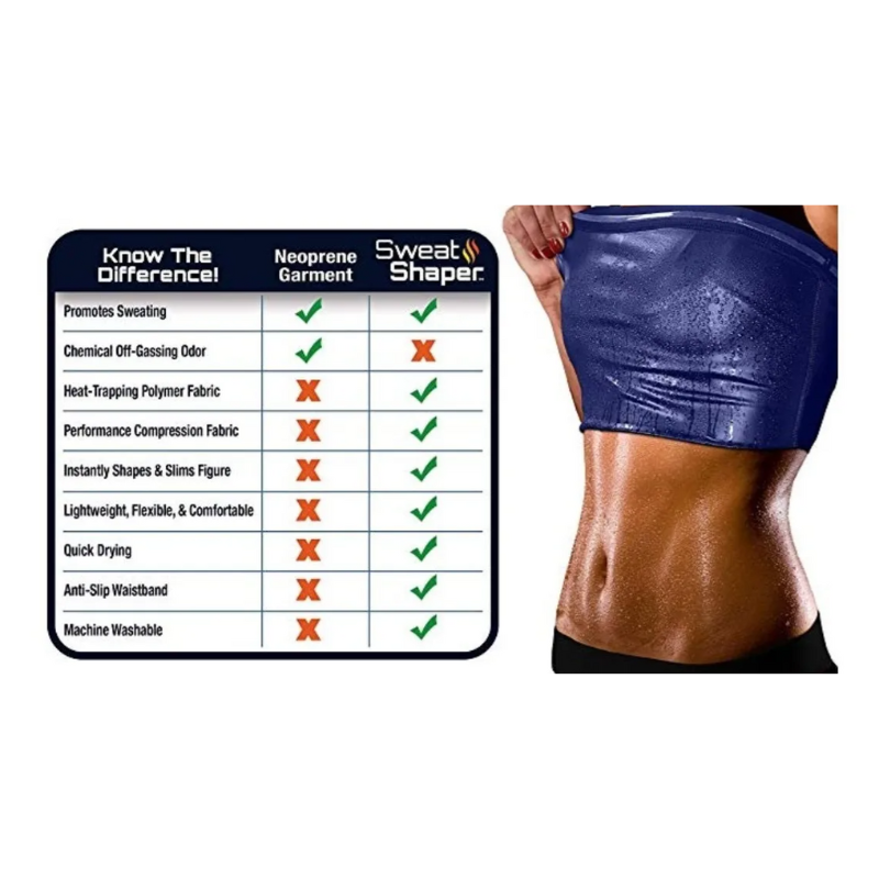 Faja Reductora Sauna Camiseta Chaleco Sweat Shaper Ligera.