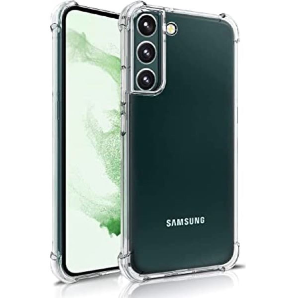 Funda rígida con bordes reforzados para Samsung Galaxy S22