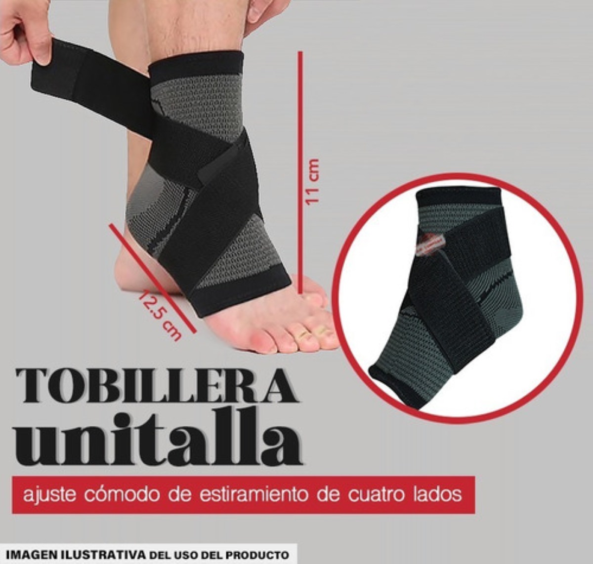 Tobillera Ortopedica Compresion Unisex