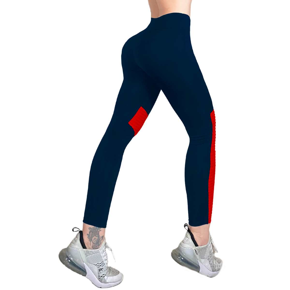 Legging deportivo Mujer Leggin Dama Mallon Lycra Leggins Mujer Licra Gym Casual Malla Talle Alto LIC-098