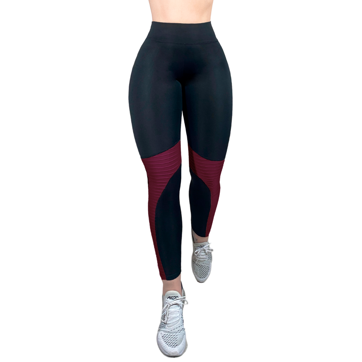 Legging deportivo Mujer Leggin Dama Mallon Lycra Leggins Mujer Licra Gym Casual Malla Talle Alto LIC-098