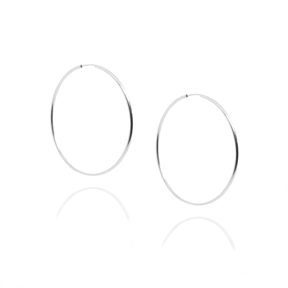 Arracadas grandes de plata .925, Joyería para Mujer de Anante Joyería.