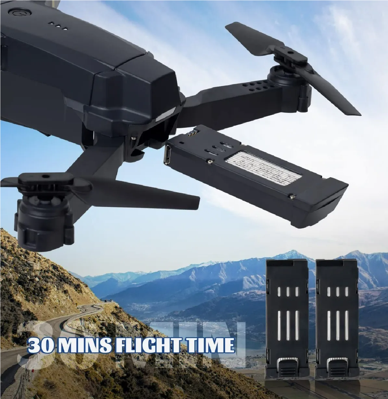 Drone Con Camara 4k Wifi Fpv E58 Para Adultos Y Niños