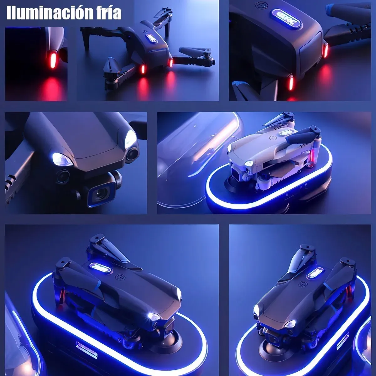 Mini Dron Recargable Con 4k Cámara Doble Y 2 Baterías