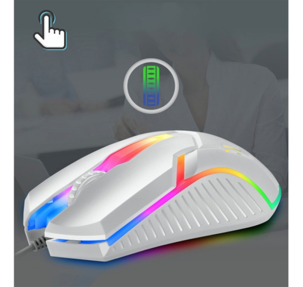 Teclado con Retroiluminacion USB para Juegos 