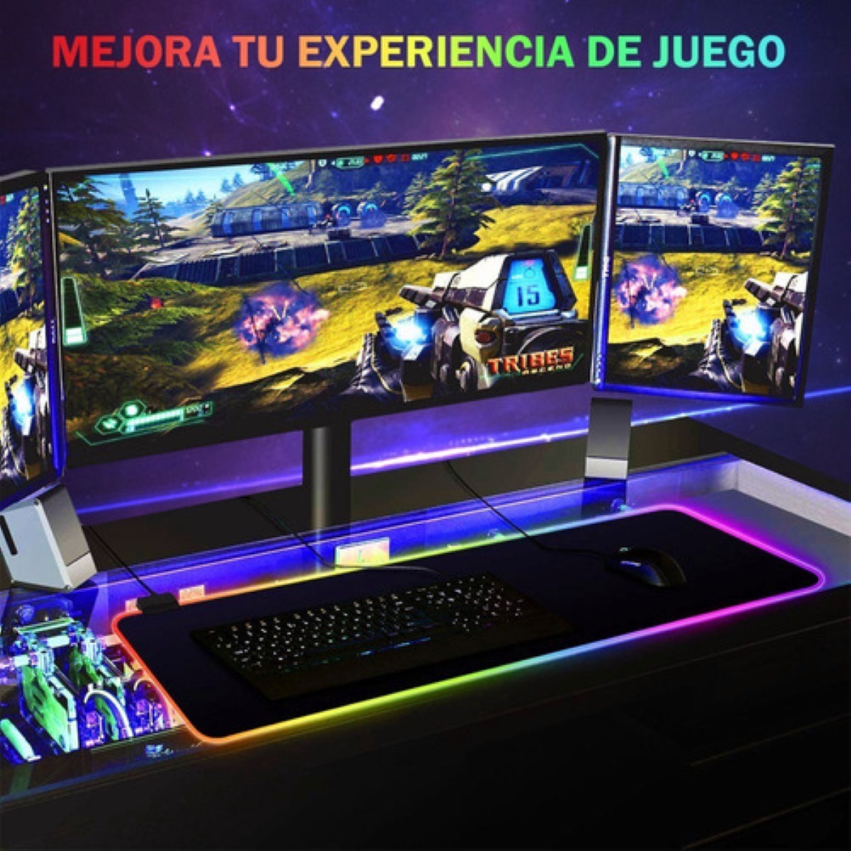 Base de Goma Antideslizante para Mouse 