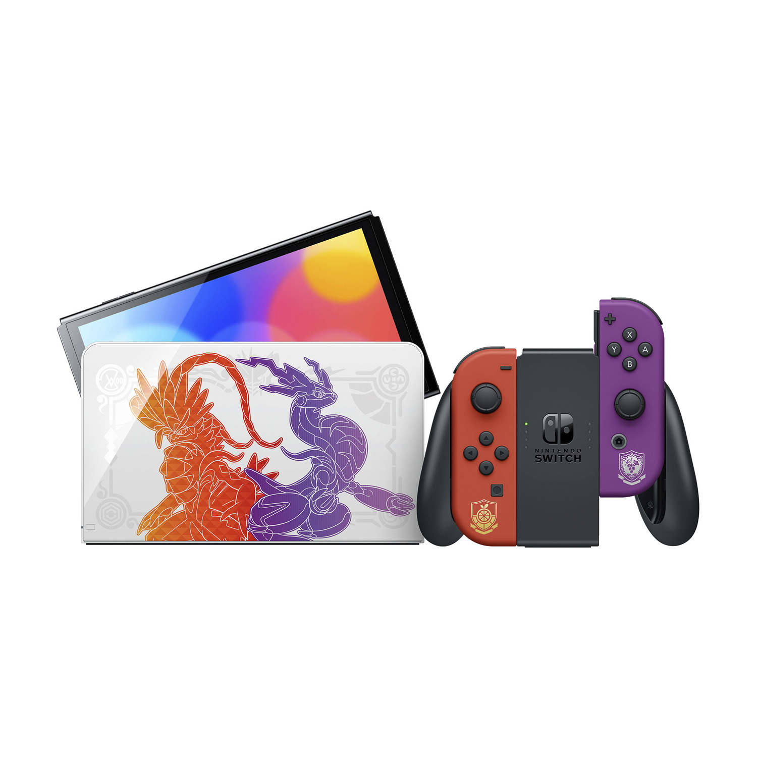 NINTENDO SWITCH OLED EDICION POKEMON ESCARLATA Y PURPURA