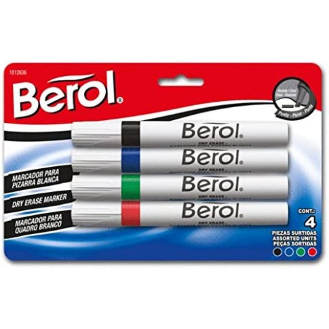 Plumones para Pizarron blanco, Berol