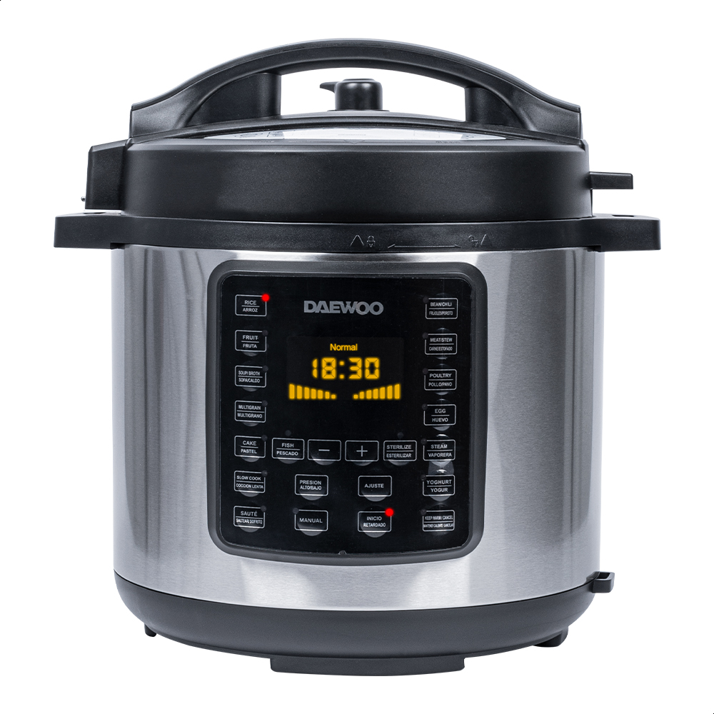 Olla de presión eléctrica Daewoo 6 litros 16 programas