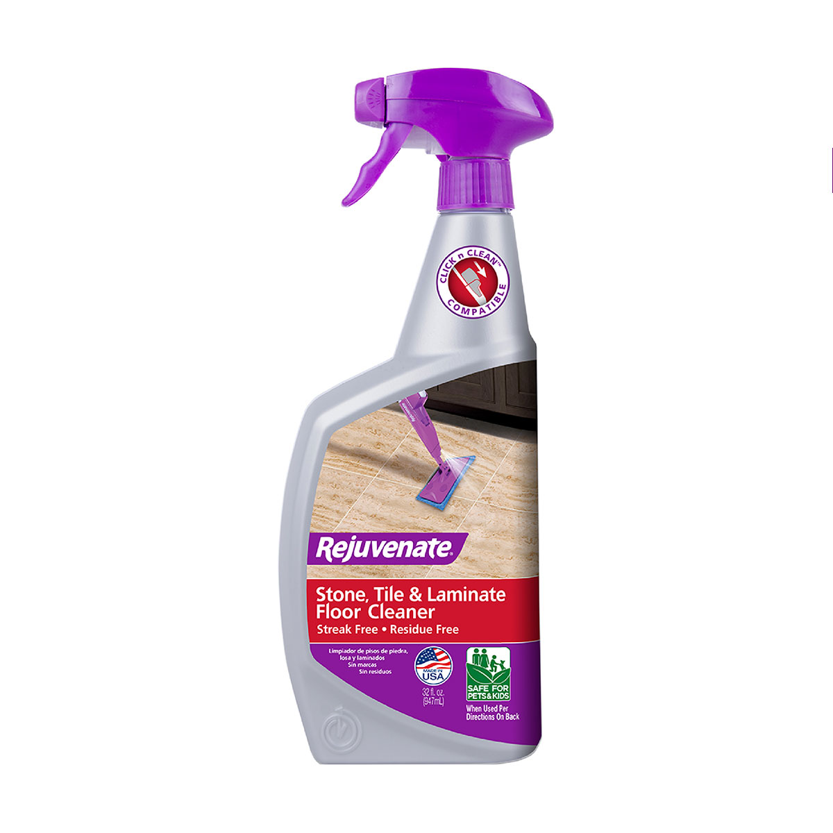 Limpiador Renovador de Pisos 946 ml. Pisos laminados o piedra Tv Ofertas Rejuvenate Stone, Tile & Laminate Floor Cleaner 
