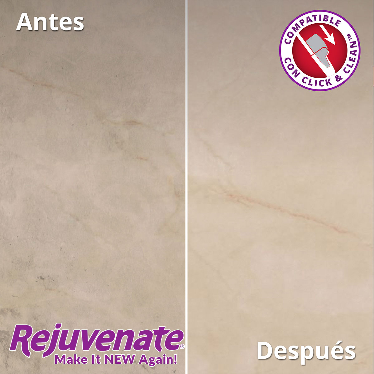 Limpiador Renovador de Pisos 946 ml. Pisos laminados o piedra Tv Ofertas Rejuvenate Stone, Tile & Laminate Floor Cleaner 