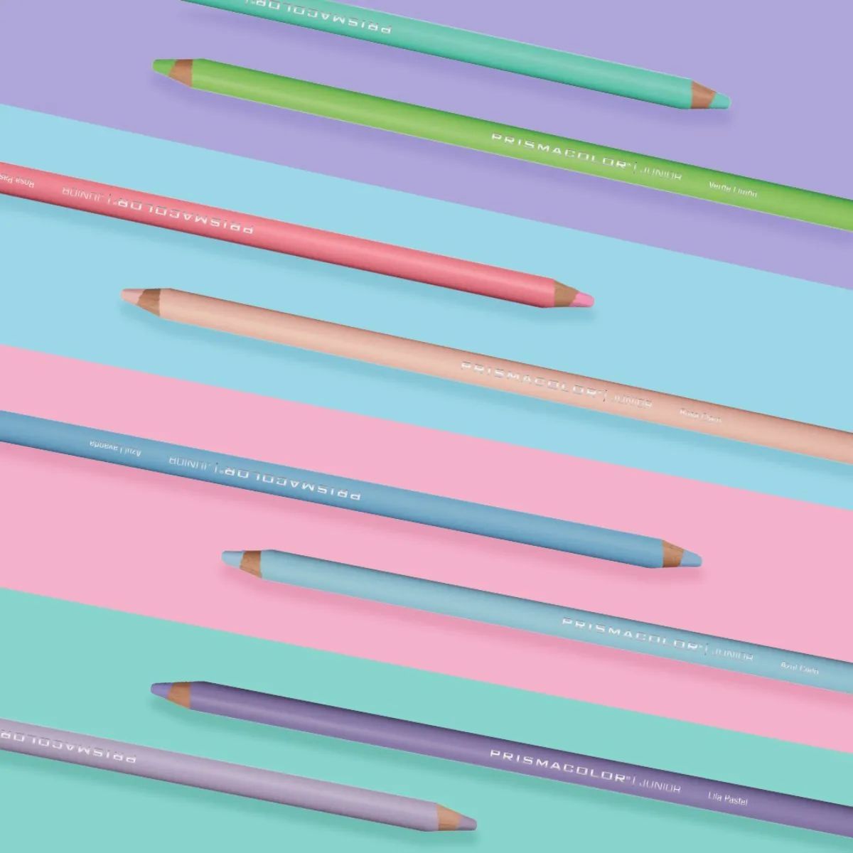 Colores Prismacolor Junior Largos 24 Pastel + 24 Basicos