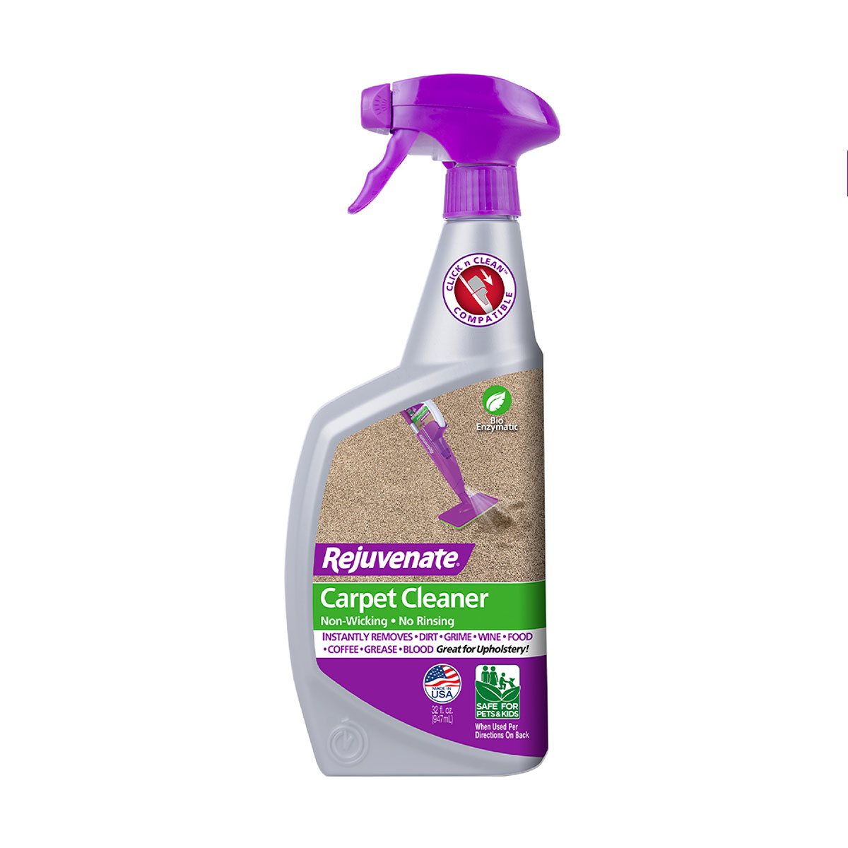 Limpiador Renovador de Alfombras y Tapicería Tv Ofertas Rejuvenate 946 ml Removedor de Manchas Rejuvenate Carpet Cleaner 