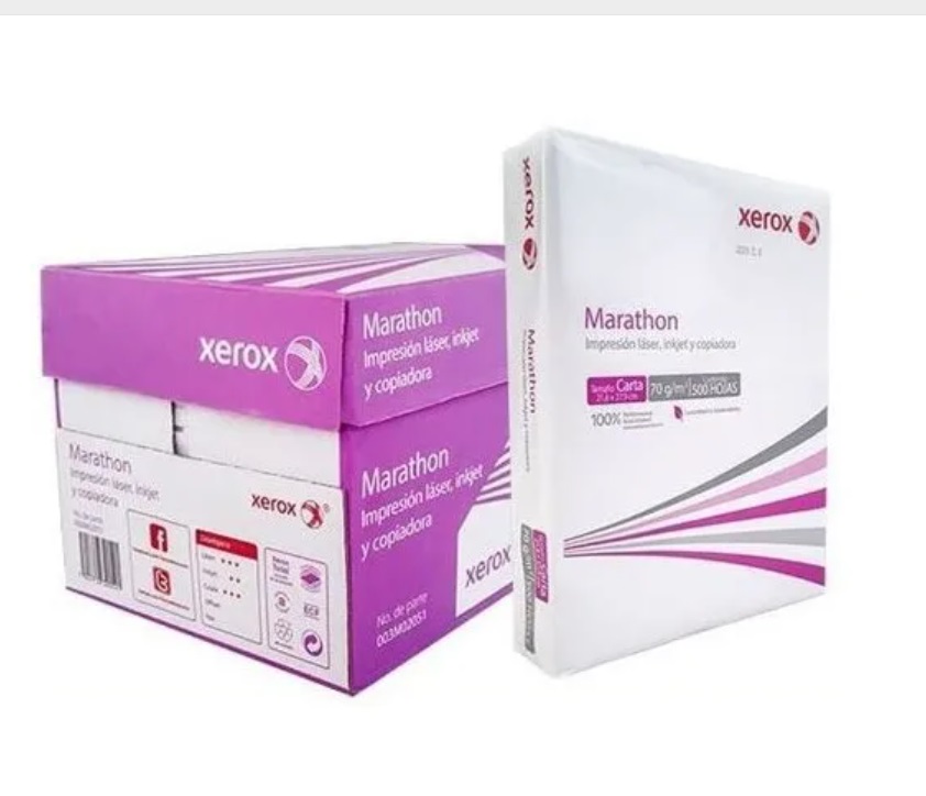 PAPEL XEROX MARATHON CAJA 5000 HOJAS