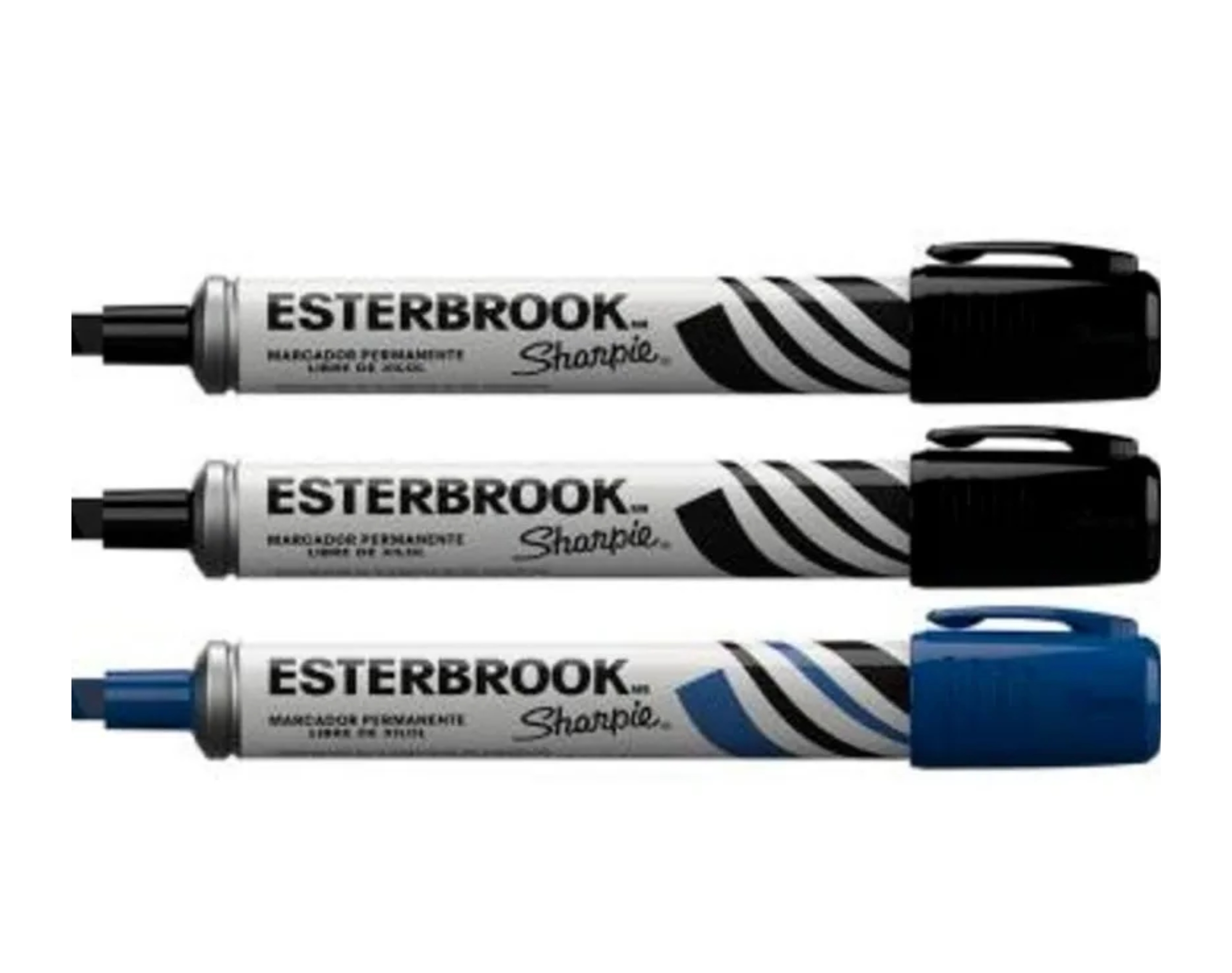 Marcador Permanente Esterbrook Sharpie 3 Piezas