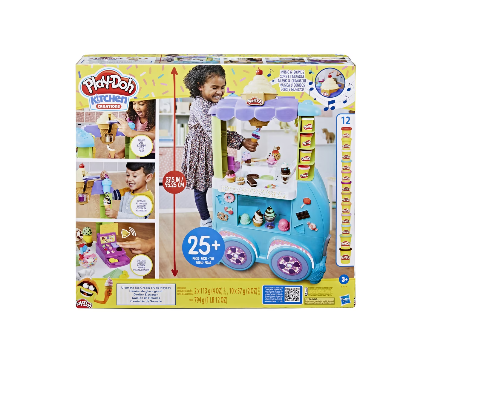 Play-Doh Kitchen Creations - Súper Camión de Helados