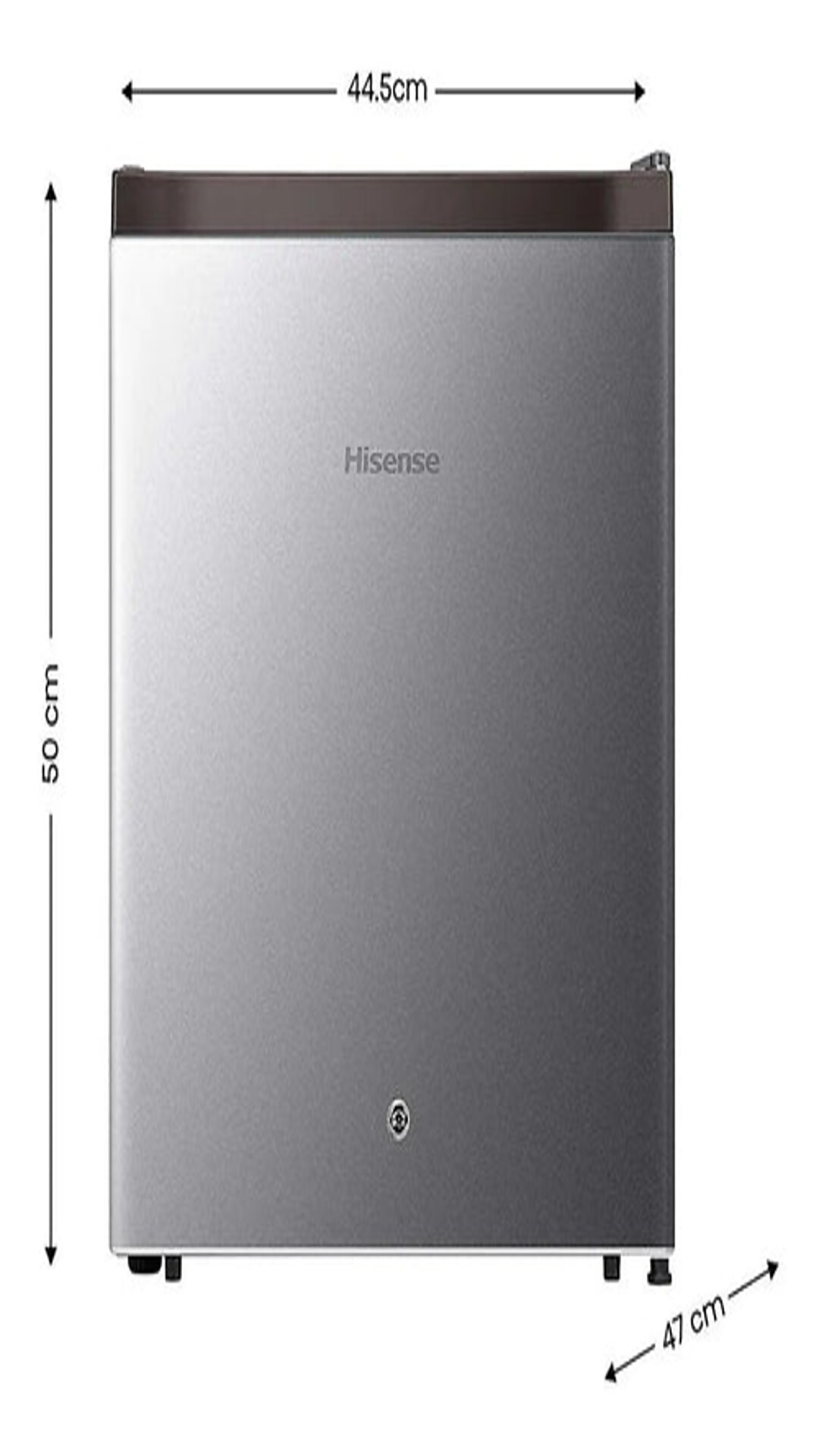 Frigobar Hisense 1.6 Pies Cúbicos Hisense RR16D6AGX