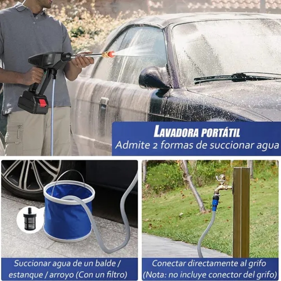 Kit de lavado de coche con cubo, productos químicos de limpieza para el  cuidado del coche